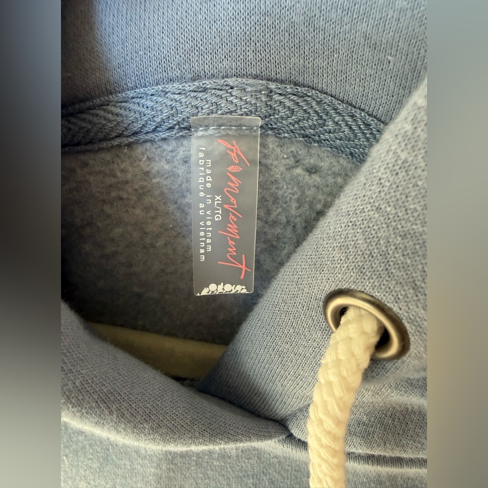 NWT-Free People Movement-Final Call Logo Hoodie-Sz XL - Picture 8 of 12